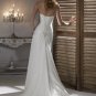 chiffon rhinestone bridal wedding dress 2011 EC48