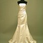 Free shipping simple satin wedding dress 2011 ER1
