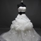 Free shipping fashion organza swarovski crystals wedding dress 2011 ER8
