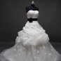 Free shipping fashion organza swarovski crystals wedding dress 2011 ER8