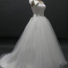 Free shipping one shoulder swarovski crystals wedding dress 2011 ER13