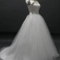 Free shipping one shoulder swarovski crystals wedding dress 2011 ER13
