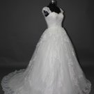 Free shipping capsleeve lace wedding dress 2011 ER14