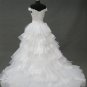 Free shipping front short and long back wedding dresses ER26