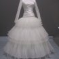 Free shipping long sleeve and high neckline wedding dress ER35