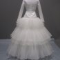 Free shipping long sleeve and high neckline wedding dress ER35