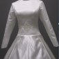 Free shipping long sleeve and high neckline wedding dress ER36