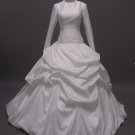 Free shipping long sleeve and high neckline wedding dress ER37