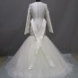 Free shipping long sleeve and high neckline wedding dress ER40