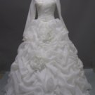 Free shipping long sleeve and high neckline wedding dress ER41