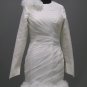 Free shipping long sleeve and high neckline wedding dress ER42