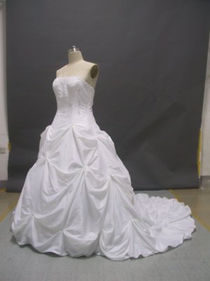 Free shipping plus size wedding dress ER50