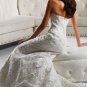 Free shipping new model lace wedding gown EC313