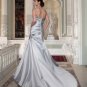 Free shipping new model black and white wedding dress EC319