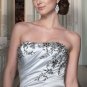 Free shipping new model black and white wedding dress EC319
