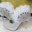 swarovski crystals and rhinestone shiny wedding shoes S003