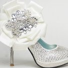 swarovski crystals and rhinestone shiny wedding shoes S009