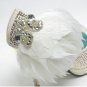 swarovski crystals and rhinestone shiny wedding shoes S011
