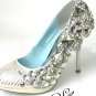 swarovski crystals and rhinestone shiny wedding shoes S017