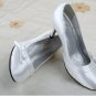 swarovski crystals and leather wedding shoes S021