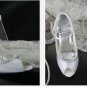 swarovski crystals and leather wedding shoes S023