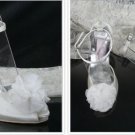 swarovski crystals and leather wedding shoes S024