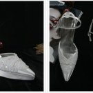 swarovski crystals and lace wedding shoes S027