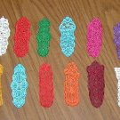 Embroidered Lace Year of Bookmarks