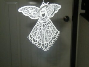 3D Lace Guardian Angel - Your choice of colors