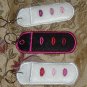 Embroidered Keychain Chapstick or Lighter Holder