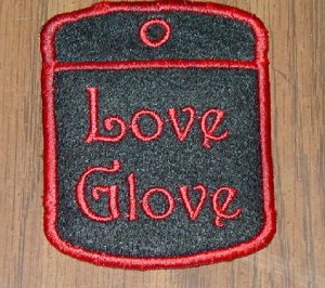 Love Glove Holder Keychain