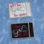 Fathers Day Gift or Business Card Embroidered Holder