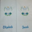 Set of 2 Personalized Embroidered Pillowcases - Great Wedding Gift