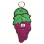 Embroidered Smiley Grapes Lipbalm, Lifesavers or USB Drive Holder Keychain