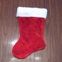 Embroidered Plush Christmas Stocking