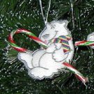 Polar Bear Candy Cane Hugger