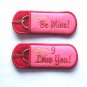 Valentine Lip Balm, USB or Breath Mint Holder Keychain or Backpack Clip