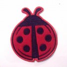 Embroidered Ladybug Iron on Patch
