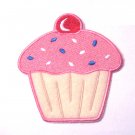 Embroidered Cupcake Patch