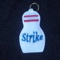Bowling Pin Lip Balm/USB/Lighter holder keychain