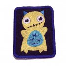 Mellow Monster Embroidered Denim Iron on Patch