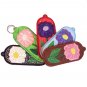 flower lip balm/usb drive holder keychain