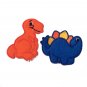 TYLER THE T-REX APPLIQUE IRON ON PATCH
