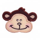 EMBROIDERED MONKEY FACE PATCH