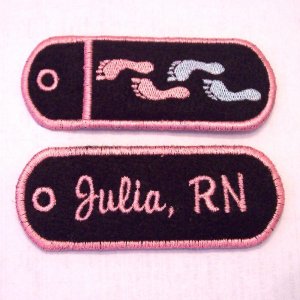 Double sided - Walk all over me footprint lipbalm, usb, or lighter holder