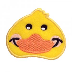 EMBROIDERED BABY DUCK FACE PATCH