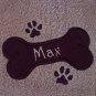 Small Personalized Embroidered Dog Bath Towel