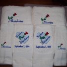 Personalized Wedding Towels