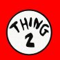 Thing Embroidered Iron on 4" Patches