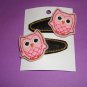 Pair of owl clippies